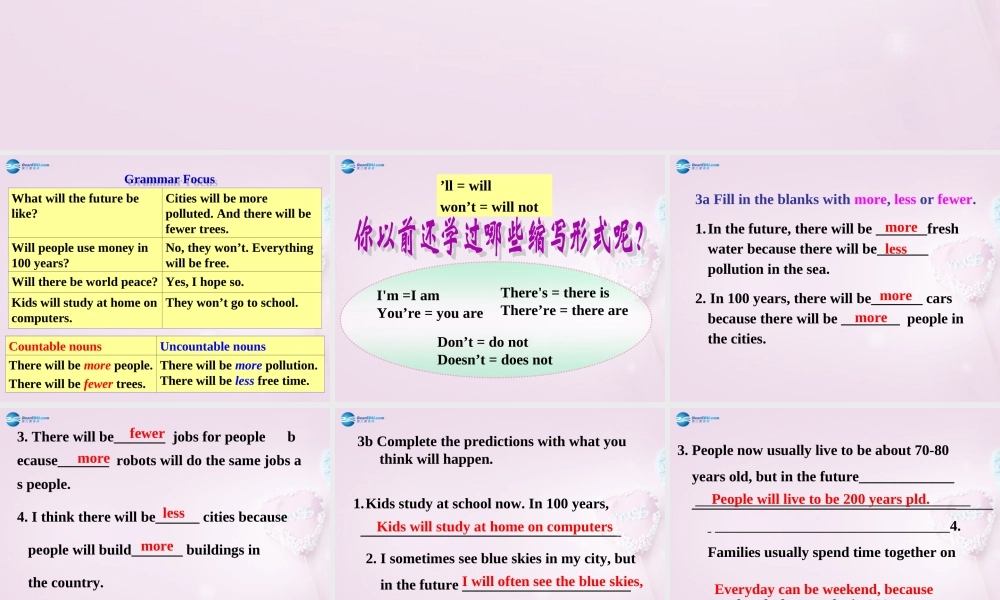 山东省邹平县实验中学八年级英语上册 Unit 7 Will people have robots showzipdown课件.ppt