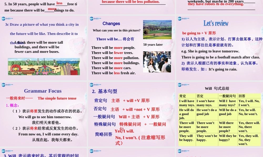 山东省邹平县实验中学八年级英语上册 Unit 7 Will people have robots showzipdown课件.ppt