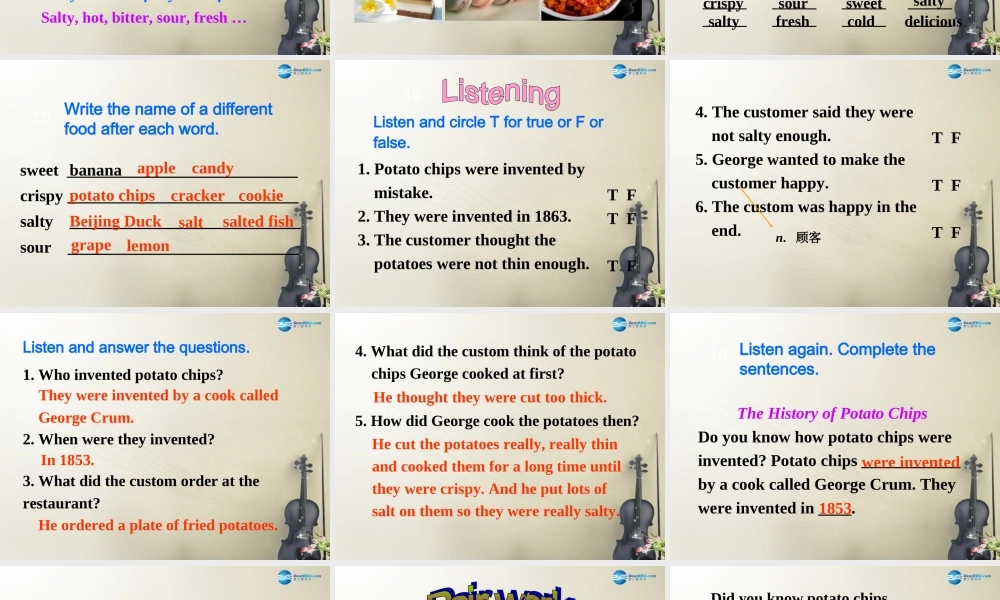 广西贵港市平南县上渡镇大成初级中学九年级英语全册 Unit 6 When was it invented？Section B1课件.ppt