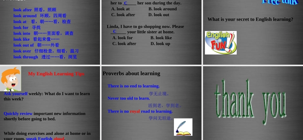 浙江省绍兴县杨汛桥镇中学九年级英语全册 Unit 1 How can we become good learners（第3课时）课件 （新版）人教新目标版.ppt