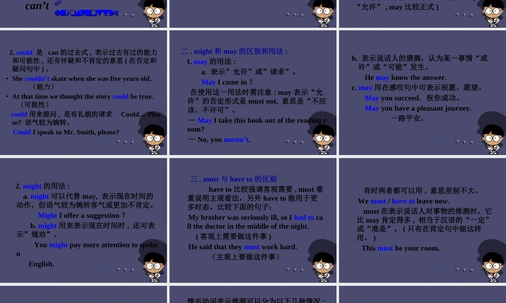 浙江省绍兴县杨汛桥镇中学九年级英语全册《Unit 8 It must belong to Carla》（Grammar Focus）课件.ppt