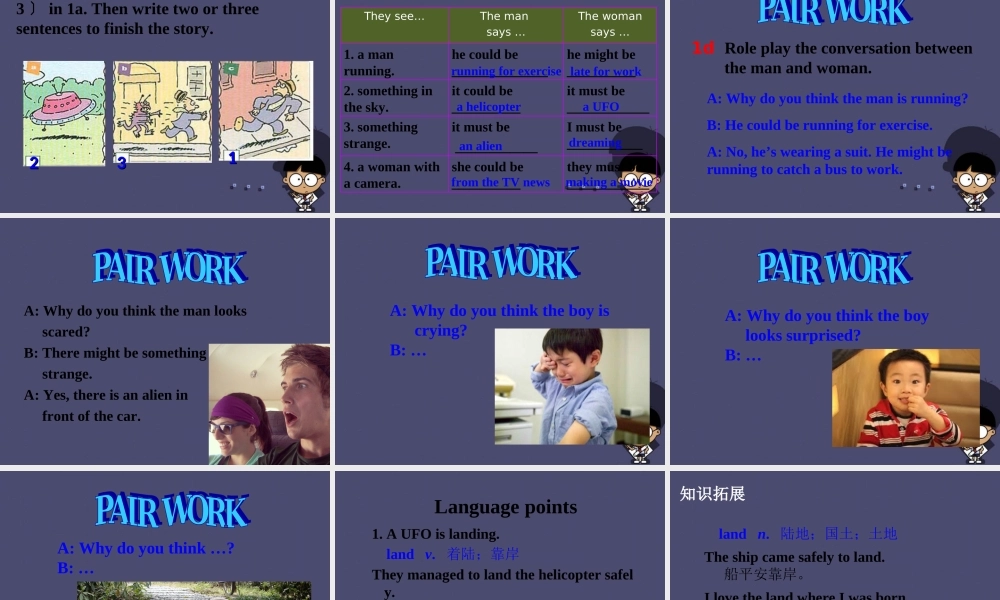 浙江省绍兴县杨汛桥镇中学九年级英语全册《Unit 8 It must belong to Carla》课件.ppt