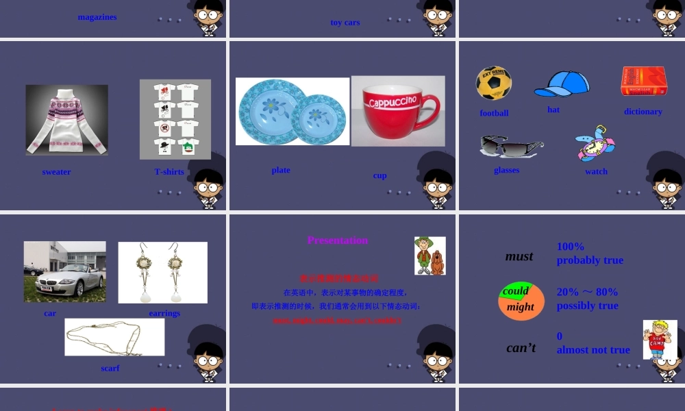 浙江省绍兴县杨汛桥镇中学九年级英语全册《Unit 8 It must belong to Carla》（Section A 7）课件.ppt