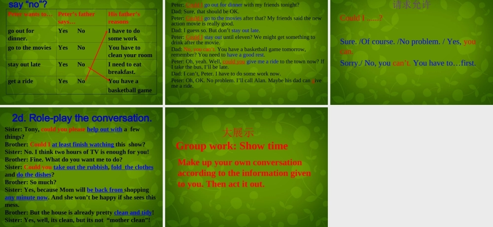 湖北省北大附中武汉为明实验学校八年级英语下册 Unit 3 Could you please clean your room（第1课时）课件 .ppt