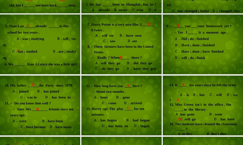 湖北省荆州市沙市第五中学八年级英语下册 Unit 10 I’ve had this bike for three years课件4 .ppt