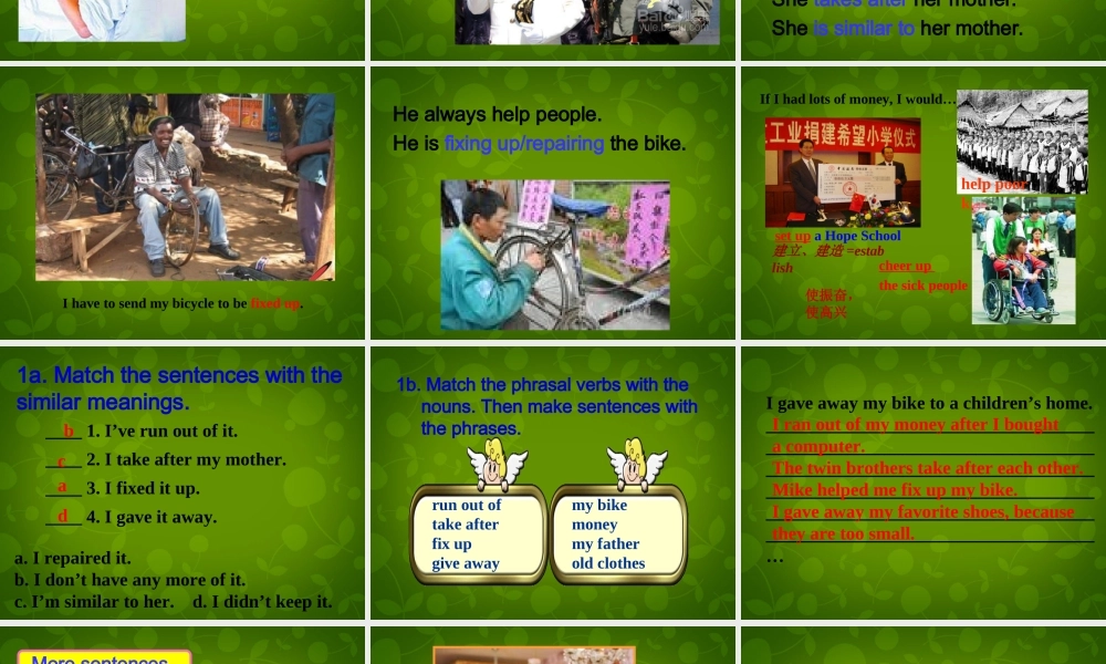 湖北省荆州市沙市第五中学八年级英语下册 Unit 2 I’ll help to clean up the city parks课件3 .ppt