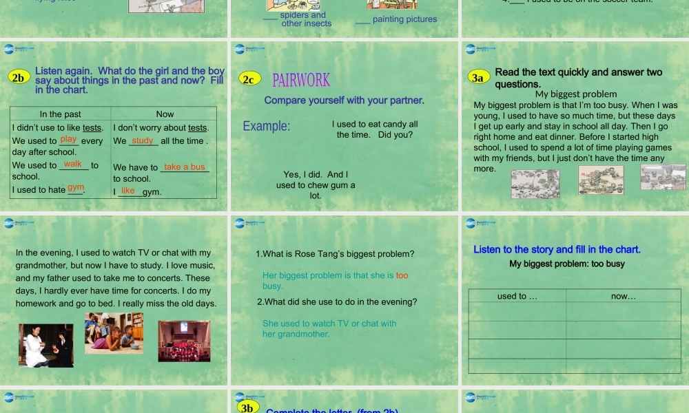 辽宁省灯塔市第二初级中学九年级英语全册 Unit 4 I used to be afraid of the dark（第2课时）课件.ppt