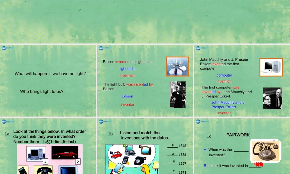 辽宁省灯塔市第二初级中学九年级英语全册 Unit 9 I like music that I can dance to（第1课时）课件.ppt