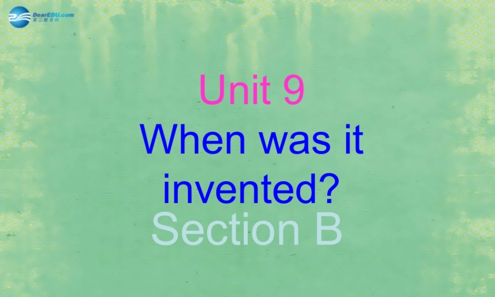 辽宁省灯塔市第二初级中学九年级英语全册 Unit 9 I like music that I can dance to（第2课时）课件.ppt