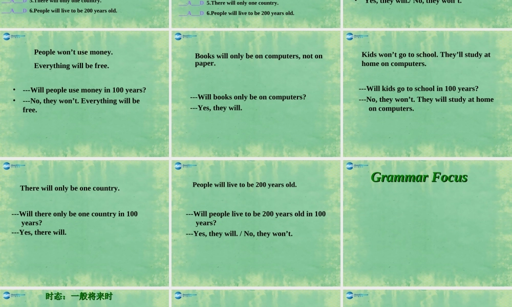 辽宁省灯塔市第二初级中学八年级英语上册 Unit 7 Will people have robots？（第1课时）课件.ppt