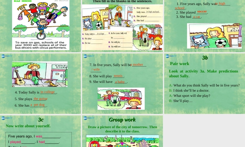 辽宁省灯塔市第二初级中学八年级英语上册 Unit 7 Will people have robots？（第2课时）课件.ppt