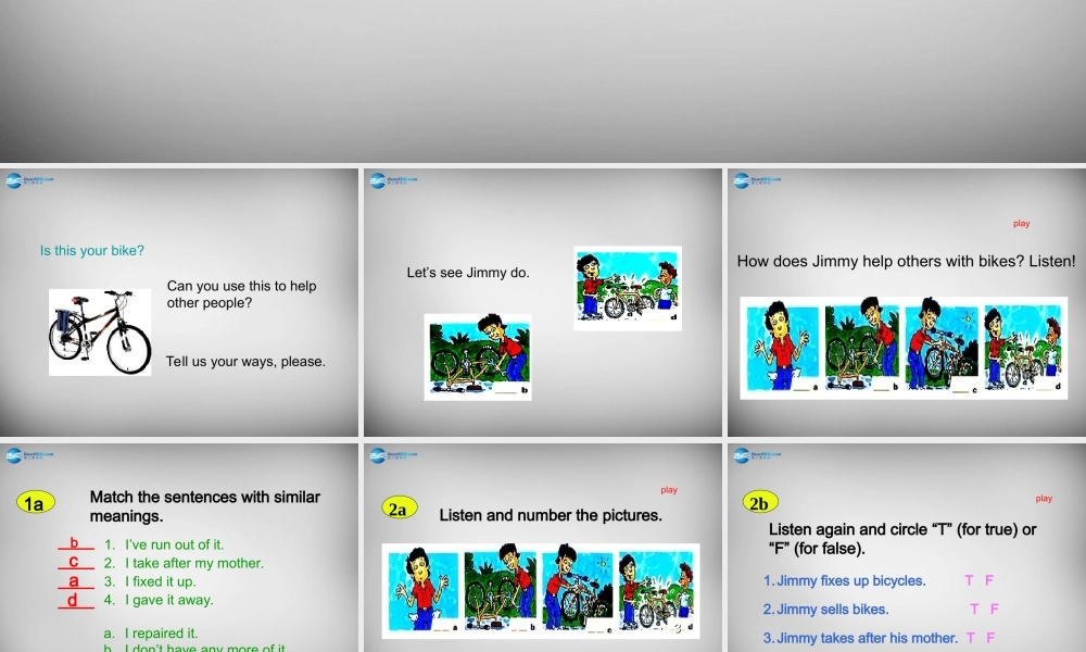 辽宁省灯塔市第二初级中学八年级英语下册 Unit 2 I'll help to clean up the city parks课件2 .ppt