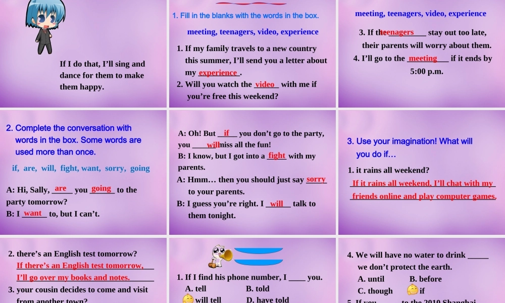 陕西省汉中市佛坪县初级中学八年级英语上册 Unit 10 If you go to the partyyou'll have a great time写作课件1.ppt