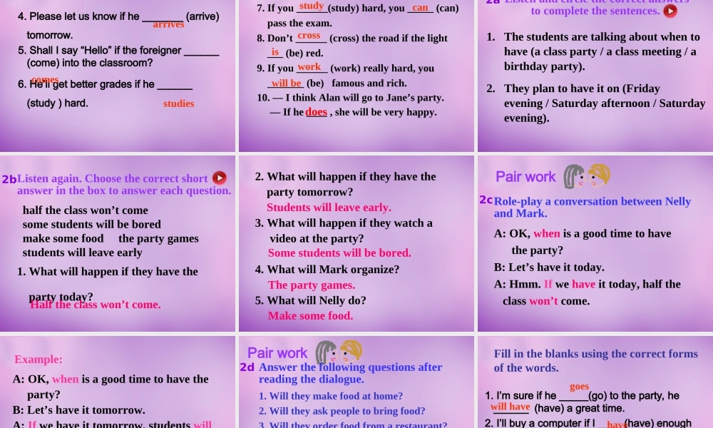 陕西省汉中市佛坪县初级中学八年级英语上册 Unit 10 If you go to the partyyou'll have a great time写作课件2.ppt