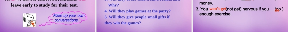 陕西省汉中市佛坪县初级中学八年级英语上册 Unit 10 If you go to the partyyou'll have a great time写作课件2.ppt