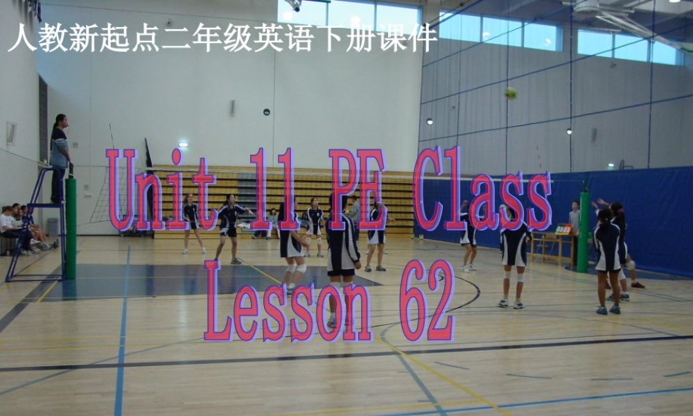 (人教新起点) 二年级英语下册课件 Unit 11 Lesson 62.ppt
