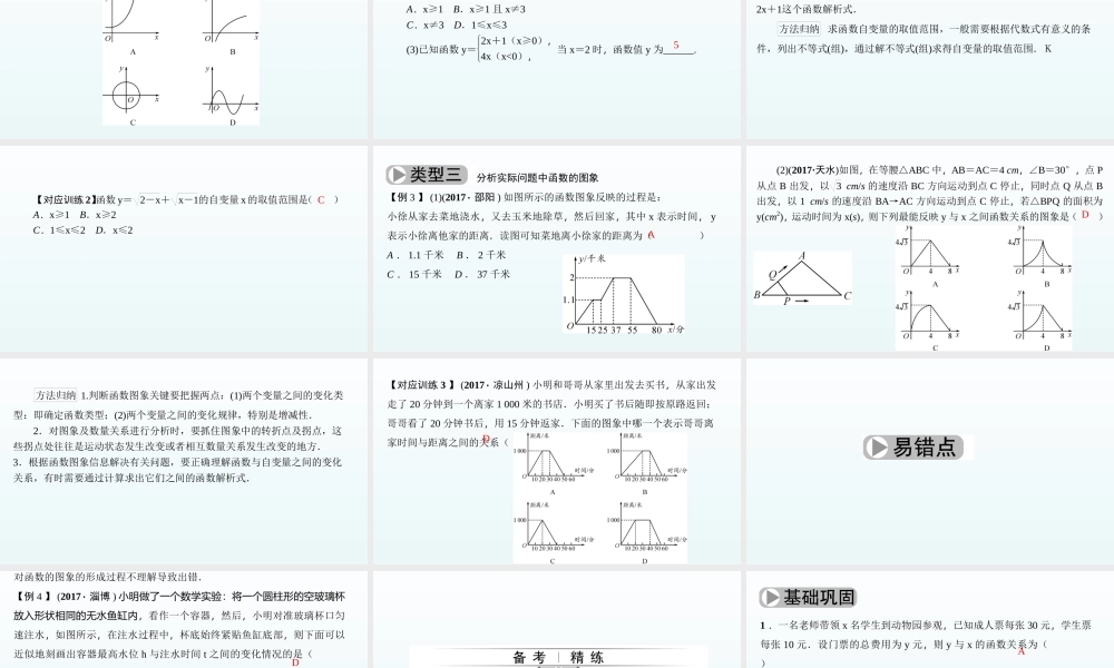 2018届中考数学考点总复习课件：第10节　平面直角坐标系与函数 (共38张PPT).ppt