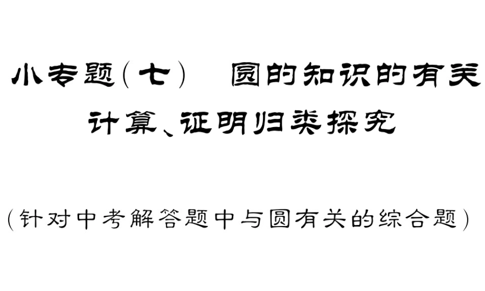 2018年中考数学（人教版）总复习课件：小专题7 (共41张PPT).ppt