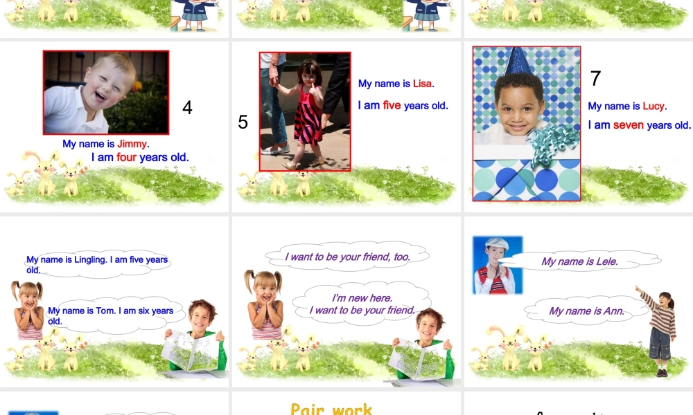 Unit 1 Myself Lesson 1 课件 1(1).ppt