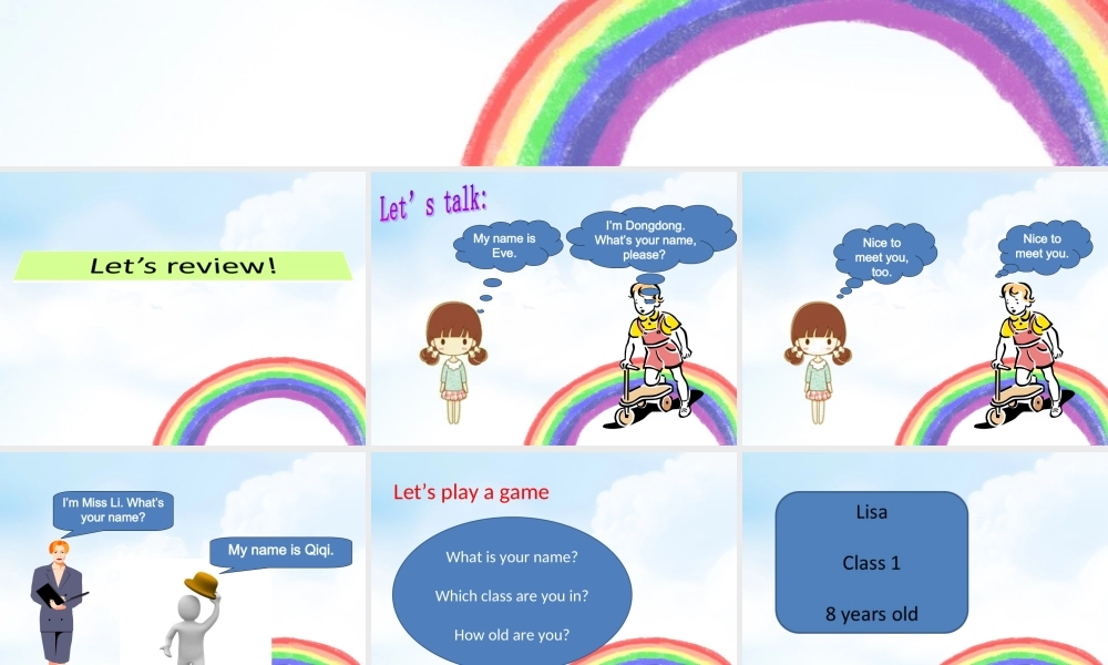 Unit 1 Myself Lesson 3 课件 1.ppt