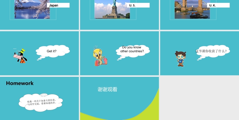 Unit 1 Visiting Canada Lesson 1 课件1.ppt