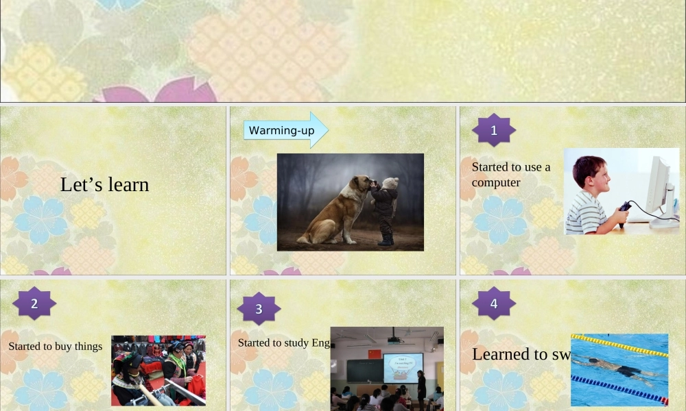 Unit 6 Growing Up Lesson 2 课件 3.ppt