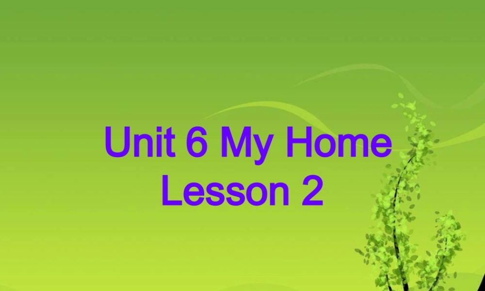 Unit 6 My School Lesson 2 课件 1.ppt