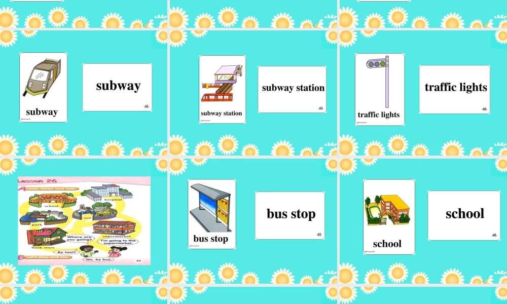 人教新起点小学英语二年级上册《Unit 5 Streets》ppt课件.ppt