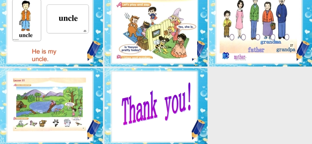 人教新起点小学英语二年级上册《Unit 4 Revision》ppt课件.ppt