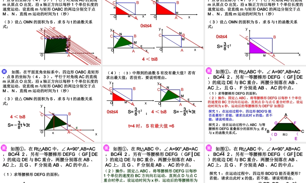 图形的运动问题 课件设计.ppt