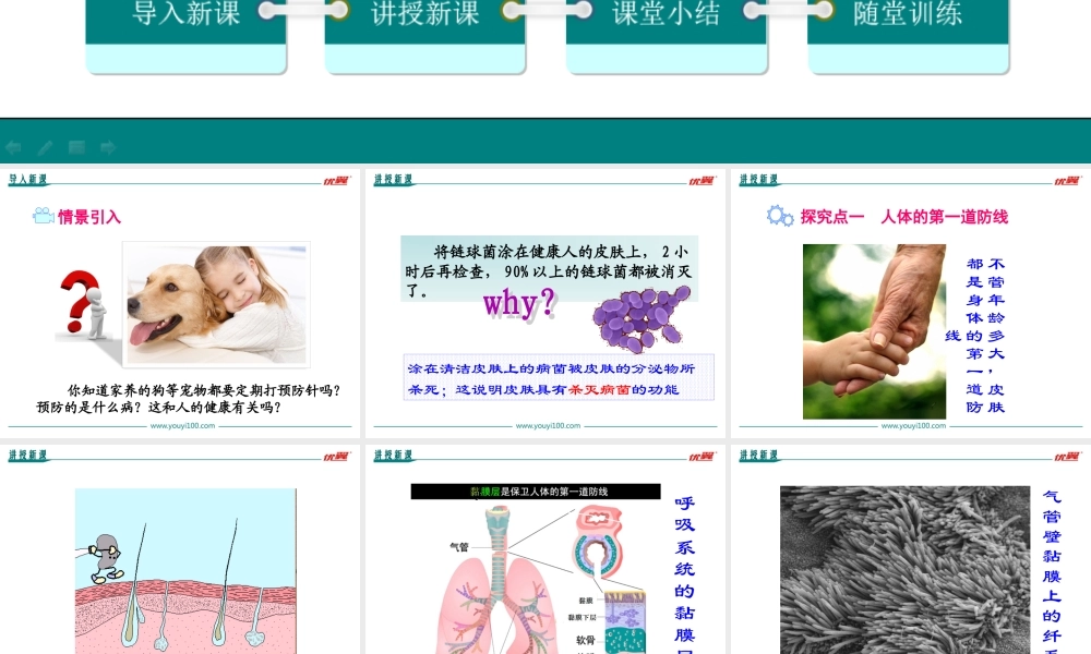 第1课时人体的三道防线(1).ppt