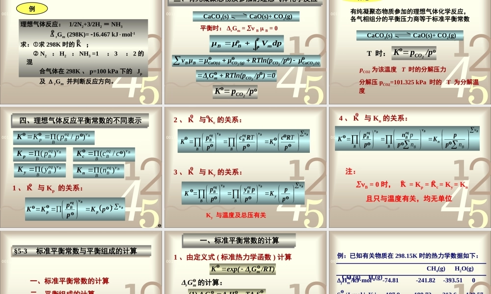 05化学平衡.ppt