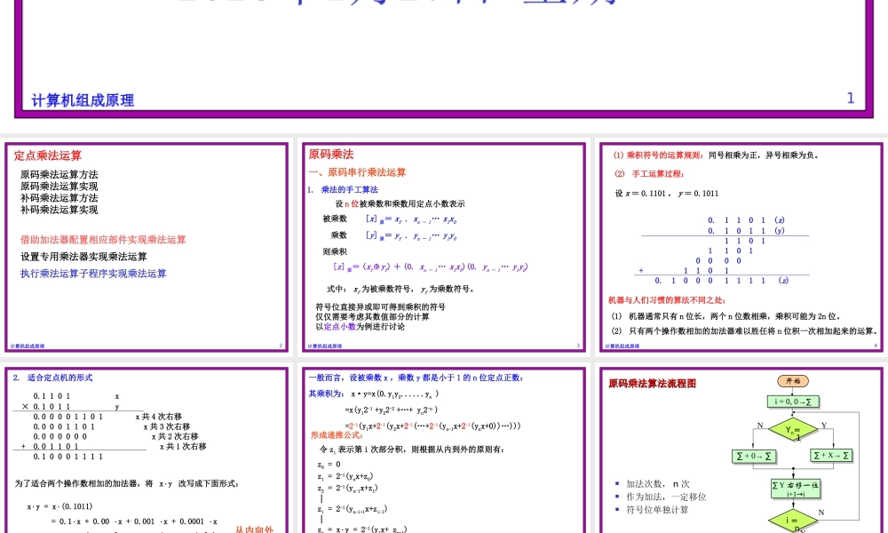 3并行乘法运算.ppt