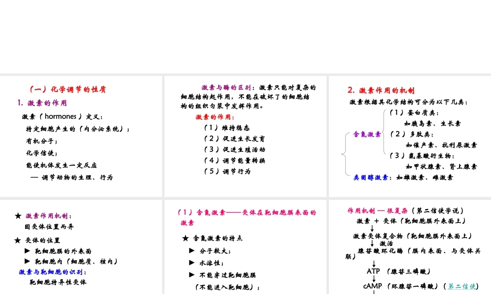 12 内分泌系统与化学调节——体液调节.ppt