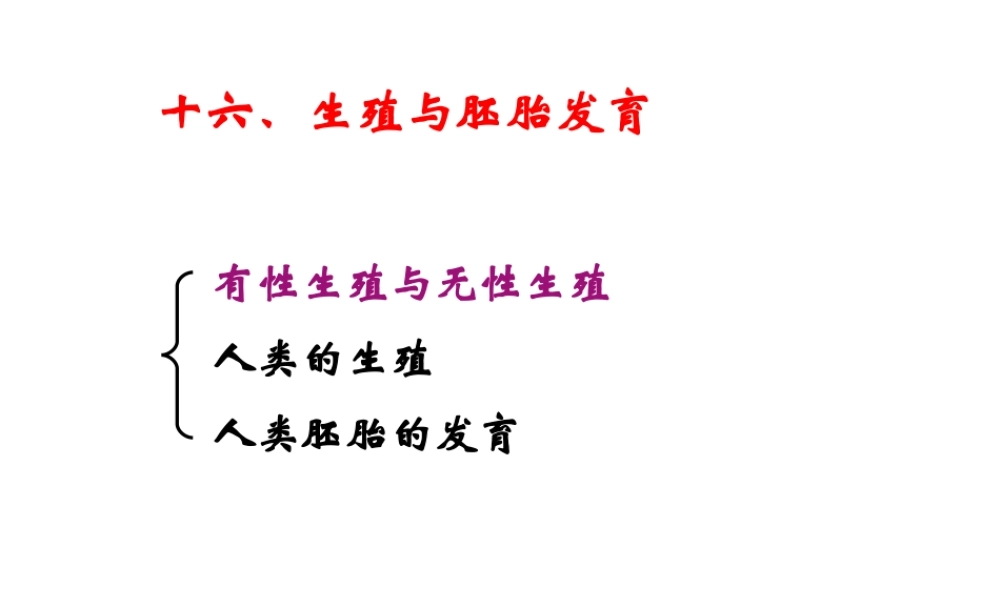 16 生殖与胚胎发育.ppt
