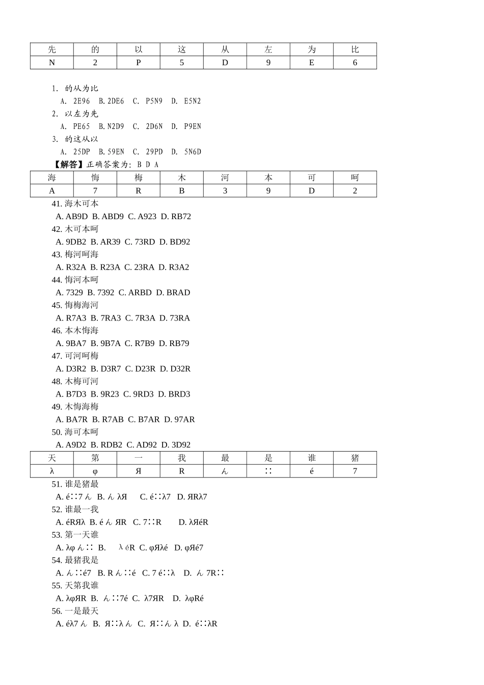 2006年天津市行政能力测试真题【完整+答案+解析】.doc_第3页