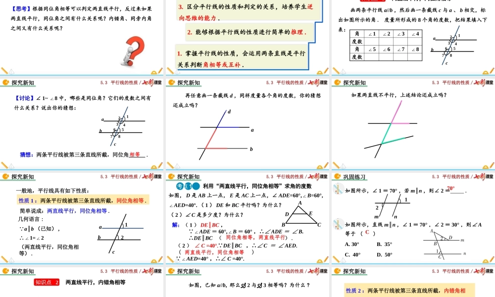 5.3.1 平行线的性质（第1课时）.pptx
