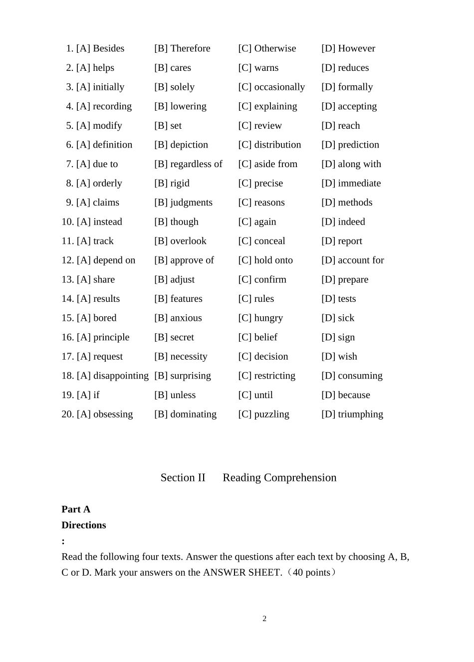 2019年考研英语二真题【本年份排版PDF标准排版一致】.docx_第2页