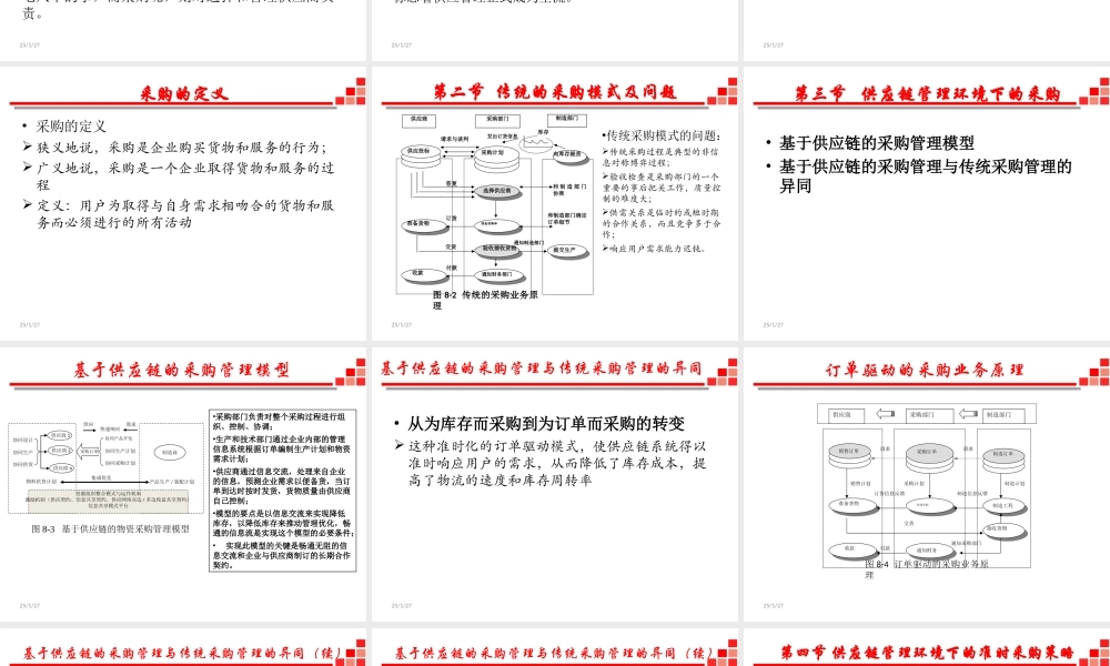 供应链与物流管理-7 供应链管理环境下的采购管理（2019全日制）.ppt