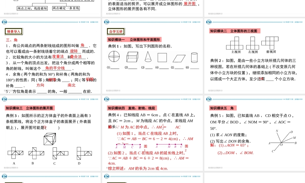 第4章图形的初步认识的小结.ppt