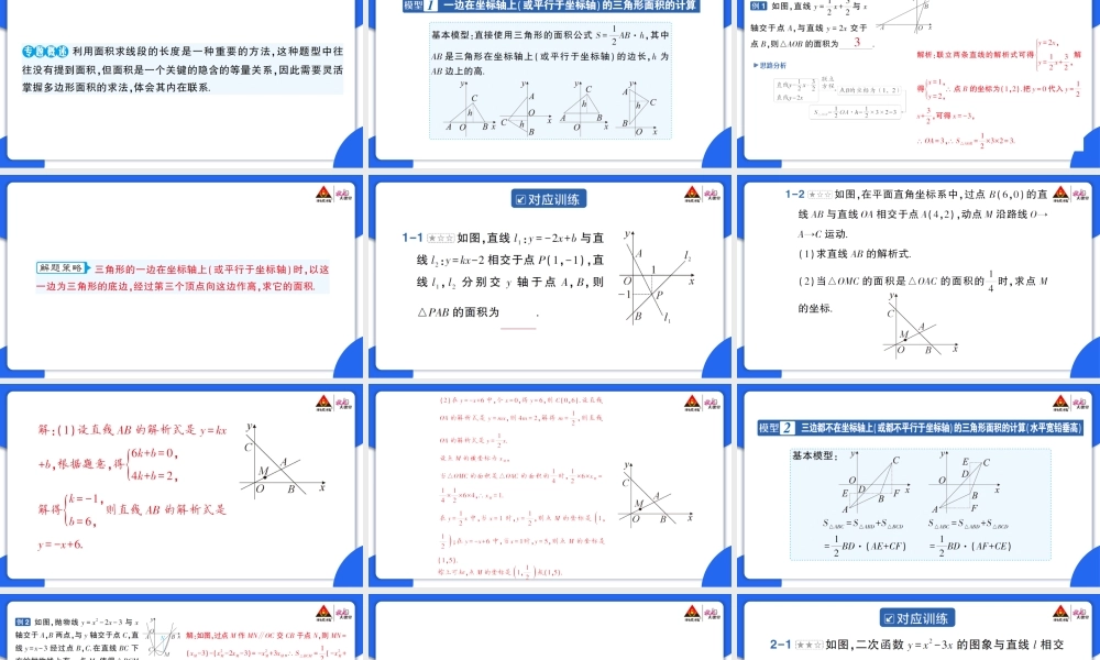 专题三 与面积关联的模型.pptx