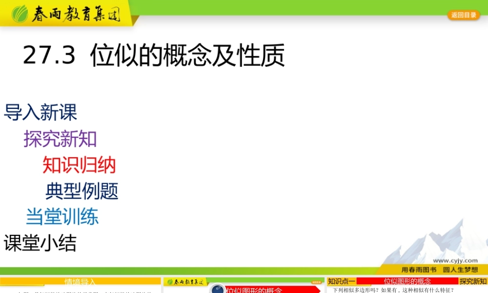 27.3 位似的概念及性质.ppt