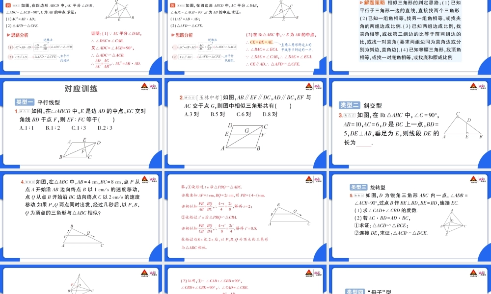 专题二 相似三角形的基本模型.pptx