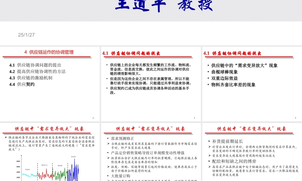 供应链与物流管理-4 供应链运作的协调管理（2019全日制）.ppt