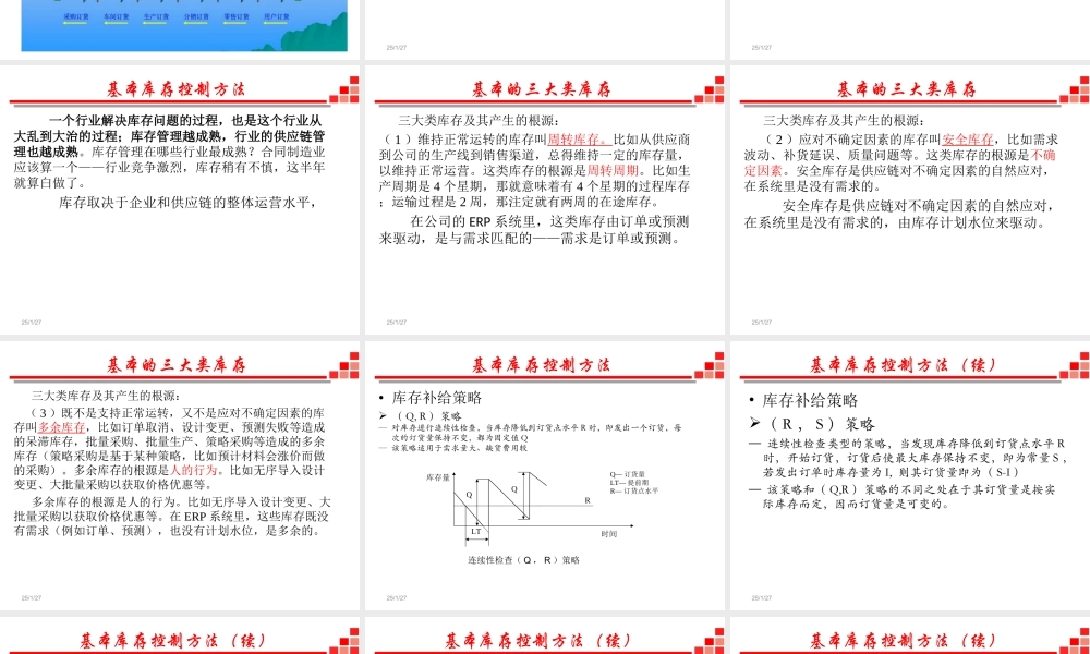 供应链与物流管理-6 供应链环境下的库存控制（2019全日制）.ppt