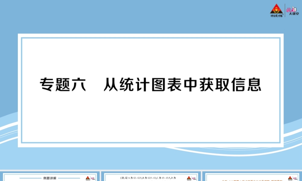 专题六 从统计图表中获取信息.pptx