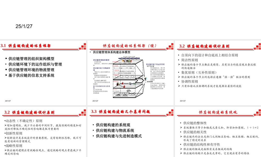 供应链与物流管理-3 供应链的构建与优化（2019全日制）.ppt