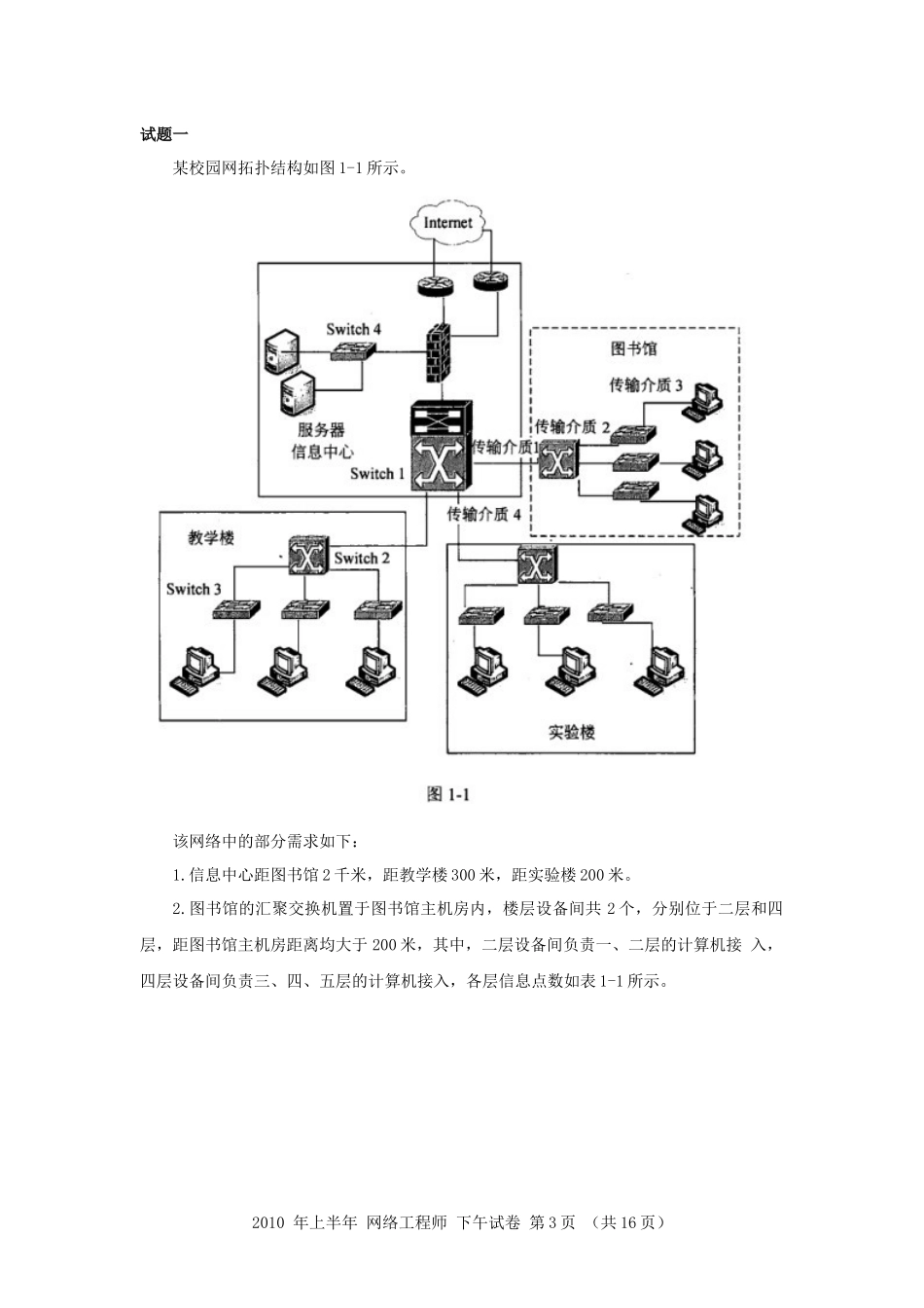 2010年上半年 网络工程师 应用技术.docx_第3页