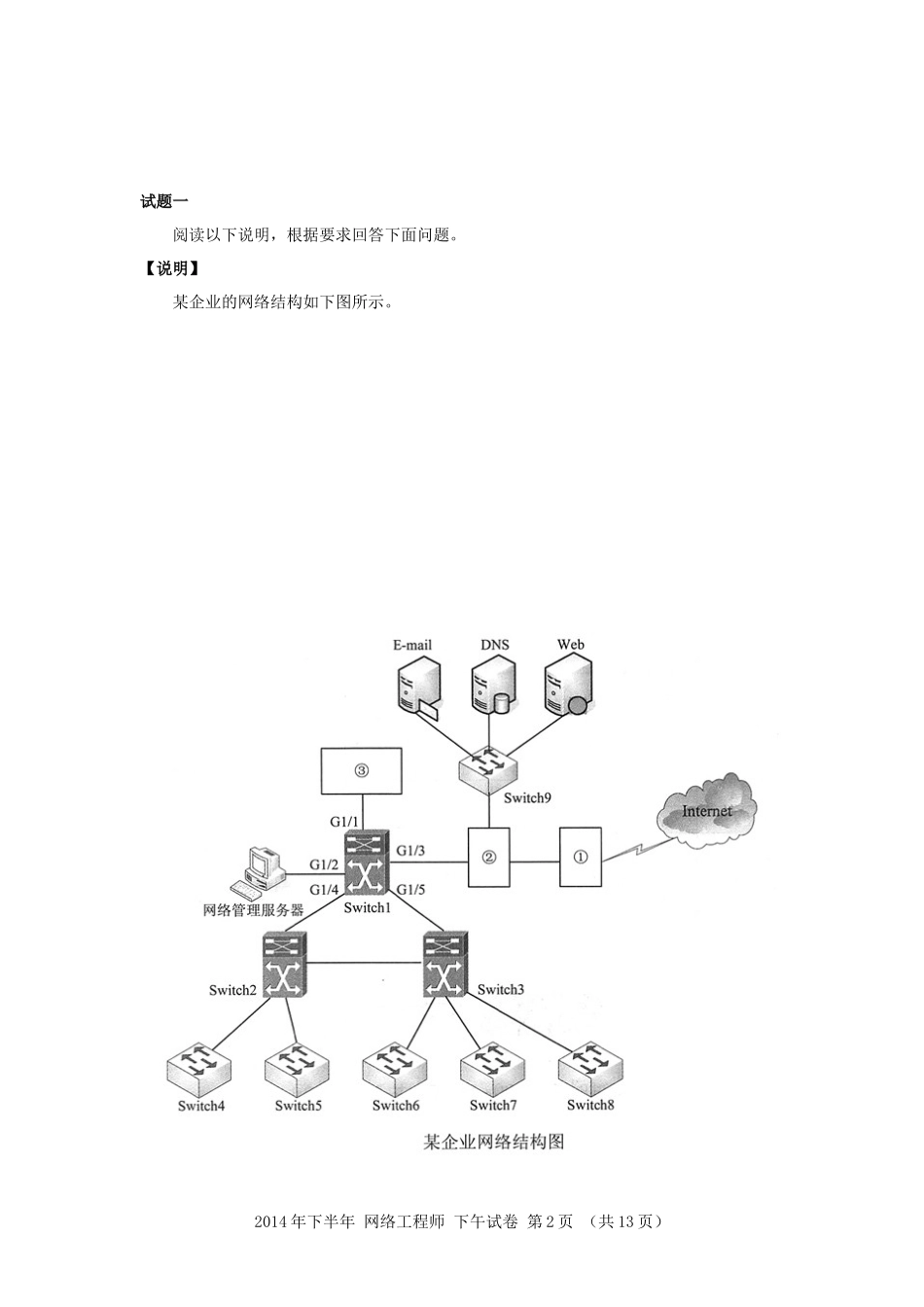 2014年下半年 网络工程师 应用技术.docx_第2页