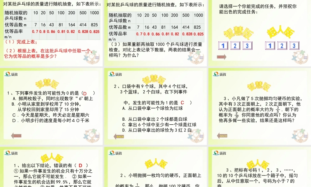 《频率的稳定性（2）》教学课件.ppt